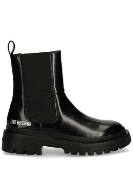 Love Moschino: Чёрные ботинки 
