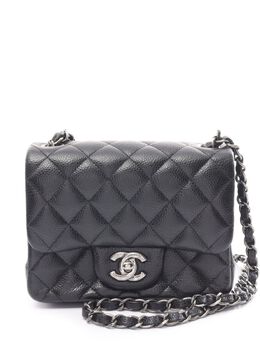 CHANEL Pre-Owned: Чёрная сумка 