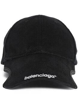 Balenciaga: Чёрная кепка  Cut