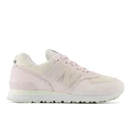 New Balance: Розовые кроссовки  574