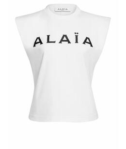 ALAIA: Белая футболка 