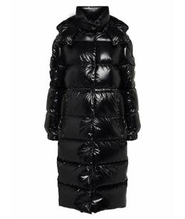 MONCLER: Чёрный пуховик 