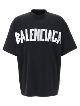 Balenciaga: Хлопковая футболка 