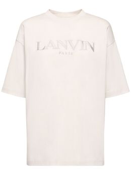 LANVIN: Футболка оверсайз 