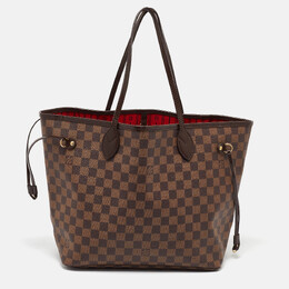 Louis Vuitton: Коричневая сумка  Neverfull MM