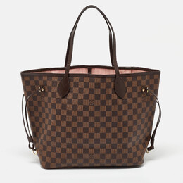 Louis Vuitton: Коричневая сумка  Neverfull MM