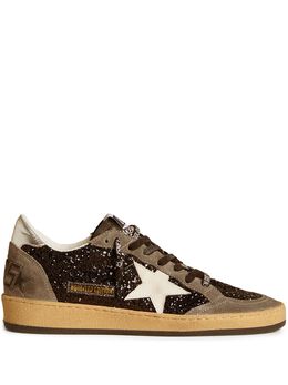 Golden Goose: Чёрные кроссовки  Ball Star