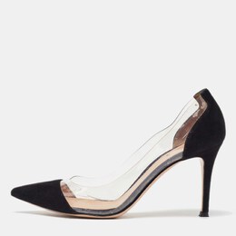 Gianvito Rossi: Чёрные туфли  Plexi