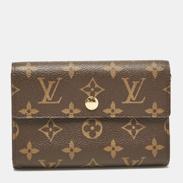 Louis Vuitton: Коричневый кошелёк 