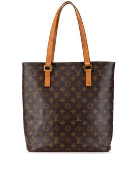 Louis Vuitton Pre-Owned: Коричневая сумка-шоппер 