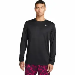 NIKE: Чёрный свитшот  Dri FIT