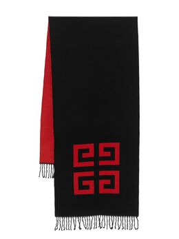 Givenchy: Чёрный шарф  4G