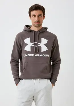 Under Armour: Серая толстовка 