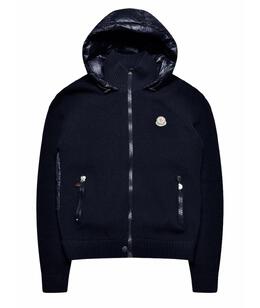 MONCLER: Пуховик с капюшоном 