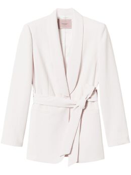 TWINSET: Белый жакет  Oval T