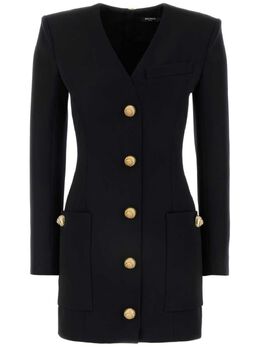 Balmain: Платье на пуговицах 