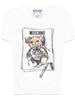 Moschino: Трикотажный топ  Teddy Bear