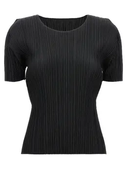 Pleats Please Issey Miyake: Футболка из полиэстера 