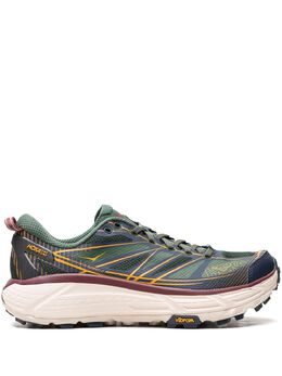 HOKA: Зелёные кроссовки 