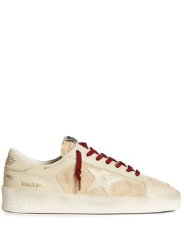 Golden Goose: Белые кроссовки  Stardan