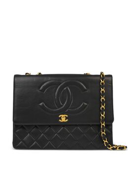 CHANEL Pre-Owned: Чёрная сумка 