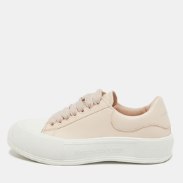 Alexander McQueen: Розовые кроссовки  Deck Plimsoll