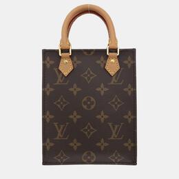 Louis Vuitton: Коричневая сумка-шоппер 