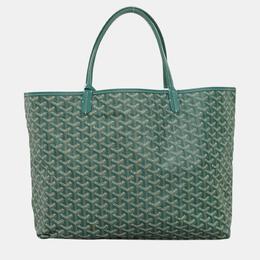 Goyard: Зелёная сумка-шоппер 