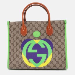 Gucci: Коричневая сумка  GG