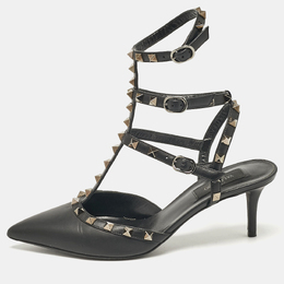 Valentino: Чёрные туфли  Rockstud