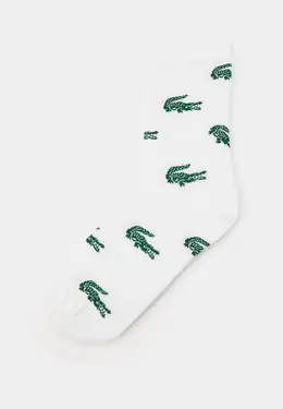 Lacoste: Белые носки 