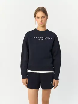 Tommy Hilfiger: Синий свитшот 