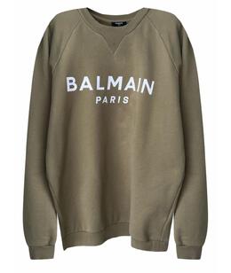 BALMAIN: Коричневый свитер 