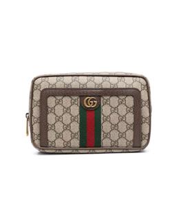 GUCCI: Клатч с принтом 