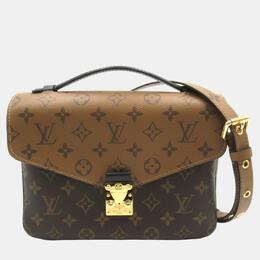 Louis Vuitton: Коричневая сумка  Pochette