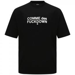 COMME des FUCKDOWN: Чёрная футболка 