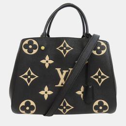 Louis Vuitton: Бежевая сумка  Montaigne