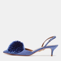 Aquazzura: Голубые туфли 