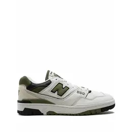 New Balance: Серебристые кроссовки  550