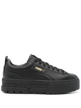 PUMA: Чёрные кроссовки  Mayze