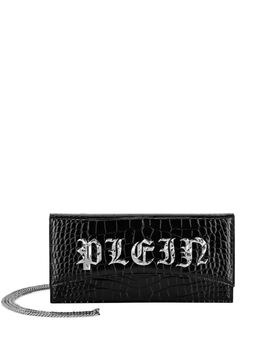 Philipp Plein: Чёрный клатч  Gothic Plein