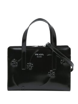 Prada Pre-Owned: Сумка с растительным принтом 