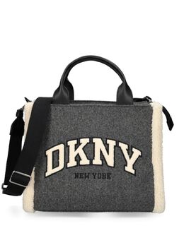 DKNY: Тёмная сумка-шоппер 