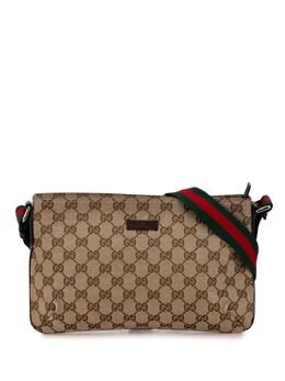 Gucci Pre-Owned: Коричневая сумка через плечо 