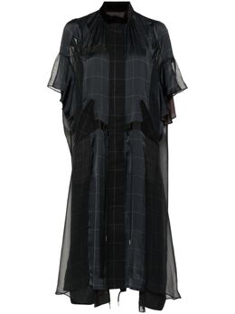 sacai: Платье с принтом 