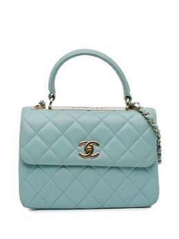 CHANEL Pre-Owned: Голубая сумка 