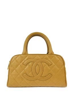 CHANEL Pre-Owned: Жёлтая сумка 