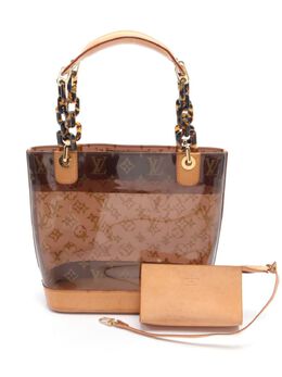 Louis Vuitton Pre-Owned: Коричневая сумка-шоппер 