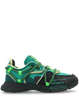 Lacoste: Зелёные кроссовки 