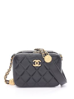 CHANEL Pre-Owned: Чёрная сумка 